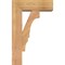 Ekena Millwork Balboa Block Smooth Bracket w/ Offset Brace, Western Red Cedar, 5 1/2"W x 14"D x 22"H BKT0604X14X22BOA05SWR - alternate 3